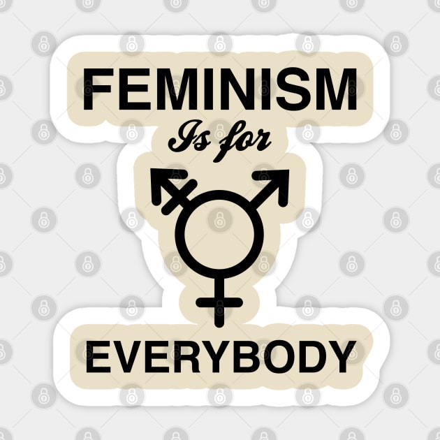 Feminism Is For Everybody Sticker by FeministShirts